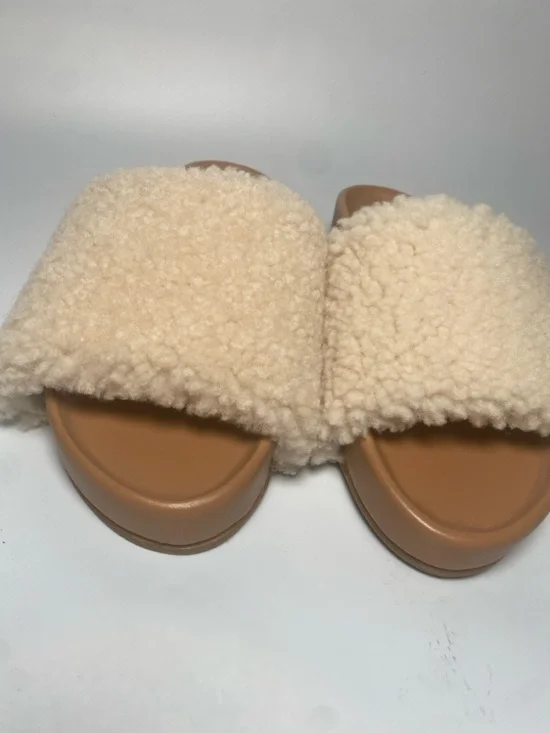 beek x anthropolgie Pelican Shearling Sandals - Picture 10 of 12